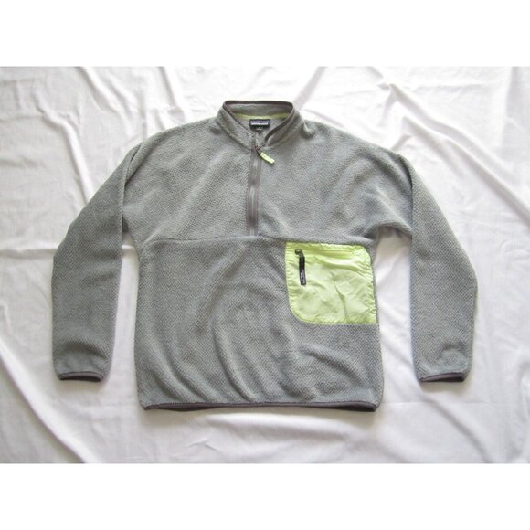 Men Patagonia Microdini 1/2 Zip Fleece Pullover Sweater Sz L (MT415) - Picture 1 of 8